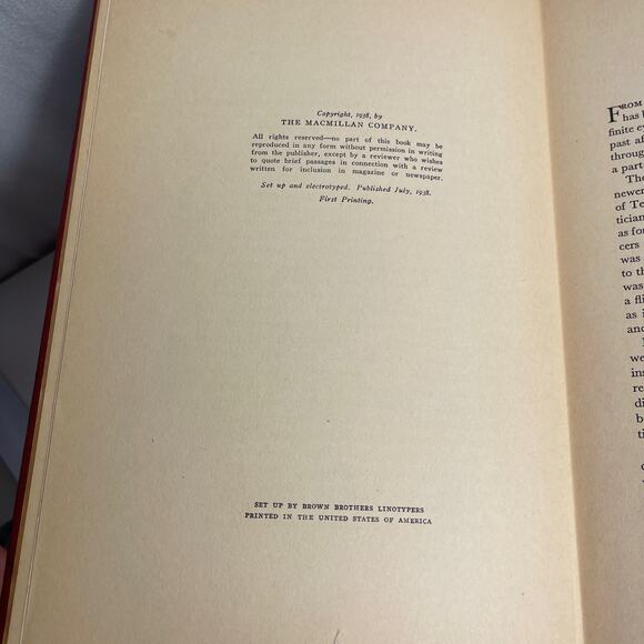 History Of the Dallas News 35,000 Days in Texas Book 1938  Sam Acheson MacMillan - Picture 10 of 13